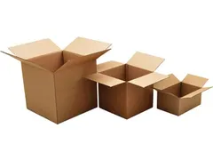 Verzenddoos dubbele golf 350x350x200mm bruin