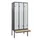 Z-garderobekast,HxBxD 2120x900x815mm,6vak,vak B 300mm,draaigrendel