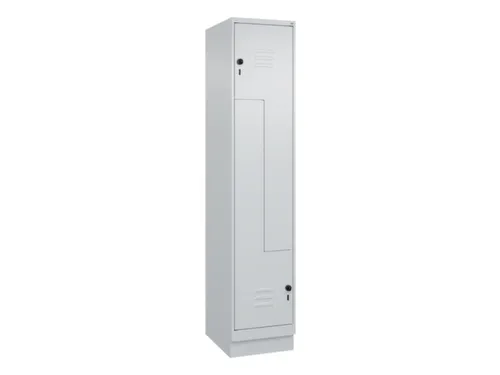 Z-garderobekast,HxBxD 1950x400x500mm,vak B 200/400mm,draaigrendel