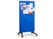Mobiel Glasbord Blauw Magnetisch 90x175Cm
