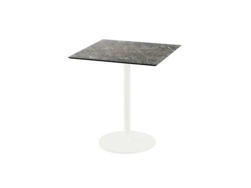 bistrotafel,HxBxD 730x700x700mm,rechthoekig,schotelvoet wit