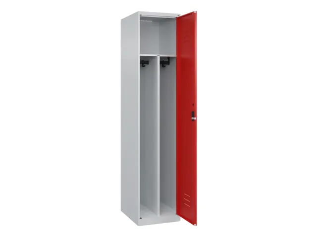locker voor scheiding van kleding,HxBxD 1850x400x500mm,1vak