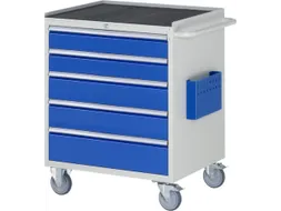 gereedschapswagen 975x770x650mm metaalblad 450kg 5 laden RAL5010