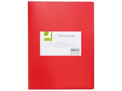 Showalbum Personaliseerbaar A4 40 Tassen Rood