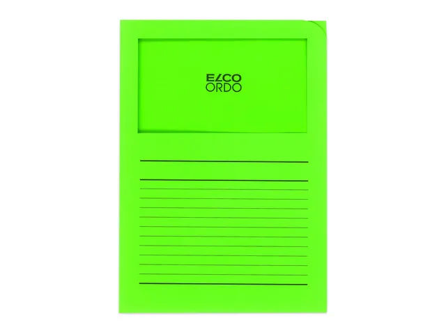 Map Elco Ordo Classico mvenst A4 120gr 220x310mm diepgroen 100st- verp