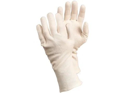 Tegera 915 katoenen precisiehandschoenen beige maat 8 12 paar