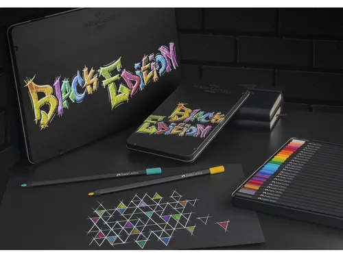 Kleurpotlood Black Edition 36 stuks in bliketui