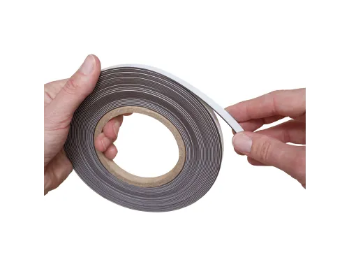 Magneetband beschrijf- en wisbaar MAUL 10mx10mmx1mm wit
