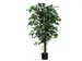 Plante artificielle Mica Ficus verte en pot plastique Ø85cm 150cm
