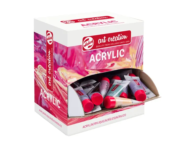 Acrylverf Talens Art Creation Pastel 12ml dispenser 100 stuks assorti