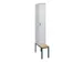 locker voor scheiding van kleding,HxBxD 2120x300x815mm,1vak