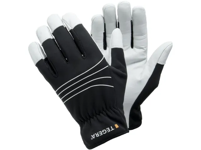 Tegera 294 allround lederen handschoenen, zwart/grijs, maat 11, per 6