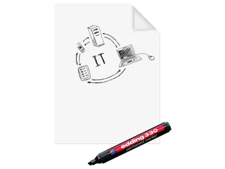 Legamaster Magic-Chart Paperchart folie 60x80cm Wit 25 vel - 2