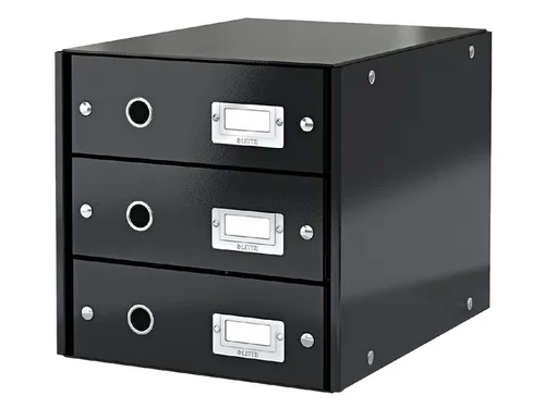 Ladenbox 3 Laden Leitz Click & Store 3 Laden Zwart 81% gerecycled kart