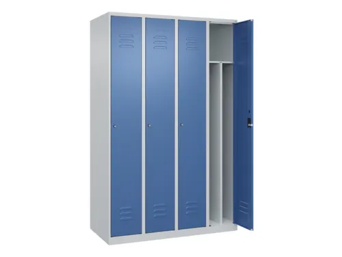 locker voor scheiding van kleding,HxBxD 1850x1200x500mm,4vak