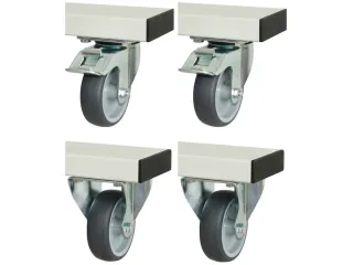 2zwenk-/2bokwielen,v. werkbank,TPE,bouw H 125mm - 2