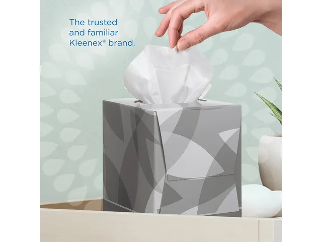 Mouchoir papier KC Kleenex 8834 Cube 2 épaisseurs blanc