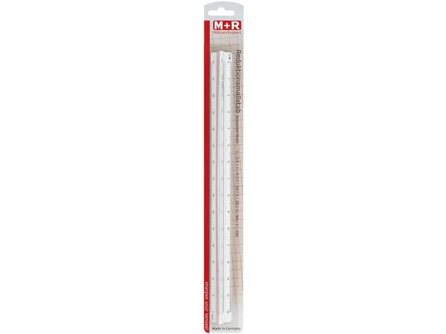 M+R Lineaal Ingenieur In Blister 30 cm