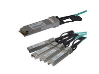 QSFP+ optische Breakout kabel 15 M actief Cisco QSFP-4X10G-AOC10M comp