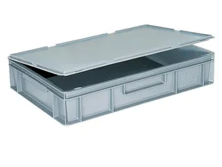 Scharnierdeksel Voor Euronorm Stapelkrat Lxb 600X400Mm Wit - 3