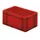 Euronorm-stapelbak 5.5l 145x300x200mm Wanden/bodem Gesloten Rood