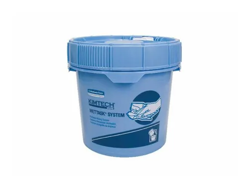 Kimtech 7929 poetsdoek Wettask dispenser emmer blauw 2st/doos