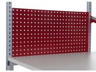 geperforeerde plaat,v. paktafel,HxBxD 200x1000x30mm,schroefbaar,staal - 1