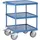 Tafelwagen 2416W 200kg 600x600mm 3 etages staalplaat +rand