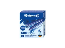 Inktpatroon Pelikan 4001 lang koningsblauw 18 stuks