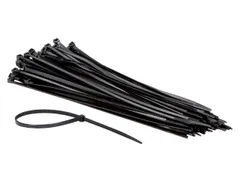 Kabelbinders IEZZY nylon 4.8x300mm D 81mm zwart 100 stuks