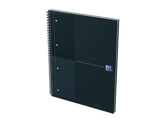 Spiraalblok Oxford International Notebook A4+ lijn Zwart - 3