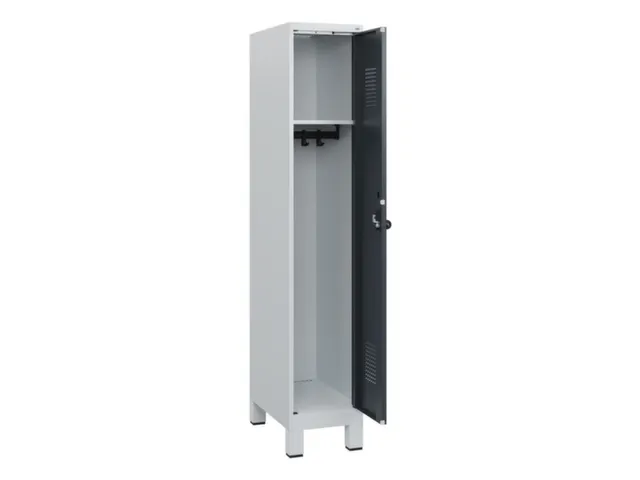 schoollocker,HxBxD 1630x300x500mm,1vak,vak B 300mm,draaigrendel,voeten