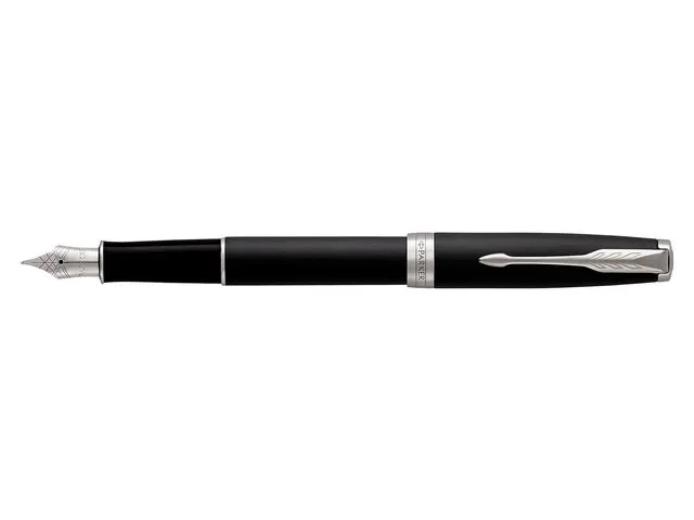 Vulpen Parker Sonnet Matte black CT Finish Fijn