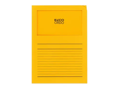 Map Elco Ordo Classico mvenst A4 120gr 220x310mm goudgeel 100st verp10