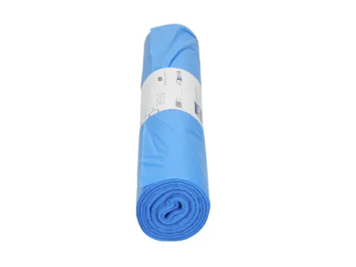 Afvalzak Hynex 70x110cm HDPE recycled T25 120L blauw rol à 25 stuks