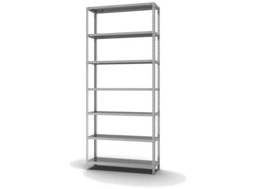 magazijnstelling,grondveld,HxBxD 3000x1300x400mm,vaklast 350kg