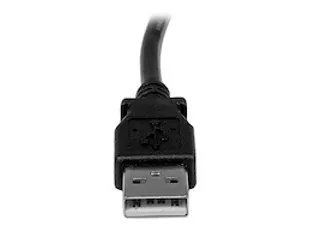 1m USB 2.0 A naar linkshoekige B-kabel M/M - 3