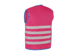 Fun Jacket Reflecterend Fluohesje Kind Roze Large - 3