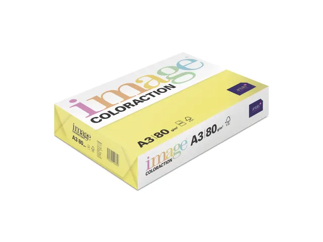 Papier copieur Canary Jaune canari A3 80g 500 feuilles