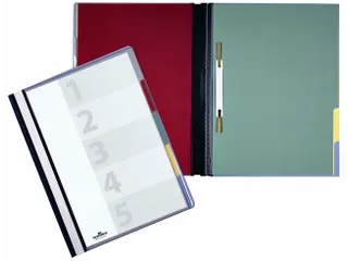 Organisatiemap Durable Divisoflex A4 blauw - 8