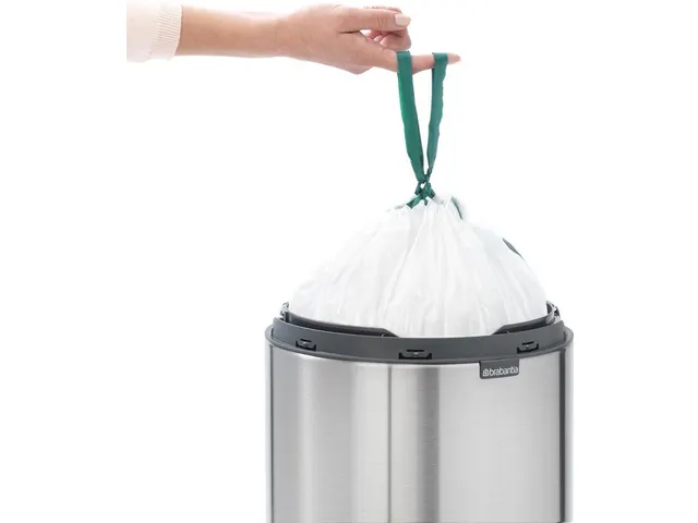 Touch bin New 30 Liter Prullenbak Mat Staal