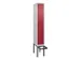 locker voor scheiding van kleding,HxBxD 2120x300x815mm,1vak