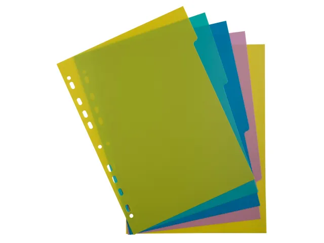 Tabbladen In Gerecyclede Polypropyleen Forever Young A4 5 Tabs