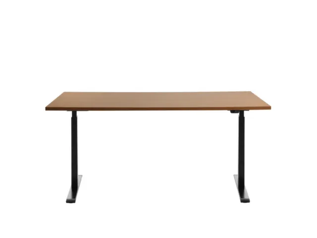 Elektrisch ihv bureau,HxBxD 700-1200x1600x800mm,blad beuken