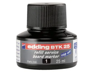 Viltstiftinkt edding BTK25 voor whiteboard zwart - 1
