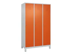 locker voor scheiding van kleding,HxBxD 1950x1200x500mm,3vak