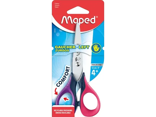 Kinderschaar Maped Sensoft 13cm links assorti