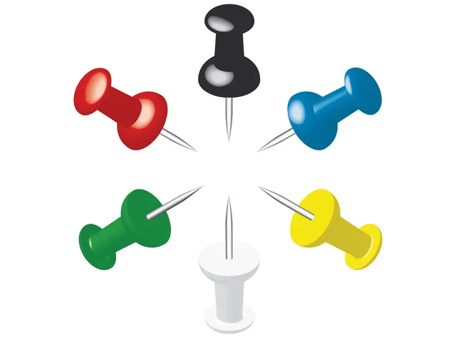 Pushpins Alco doosje a 20 stuks assorti kleuren