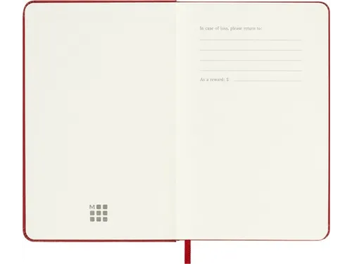 Agenda 2027 Moleskine 12M Weekly 7dag/1pagina pocket hc scarlet red