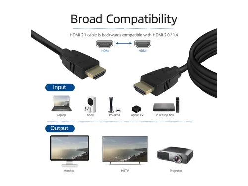 Kabel ACT HDMI ETH8K M/M zwart 2 meter
